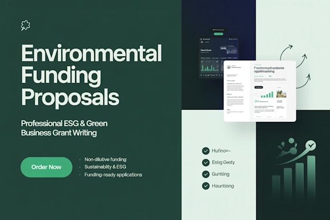 write environmental and green business funding proposals