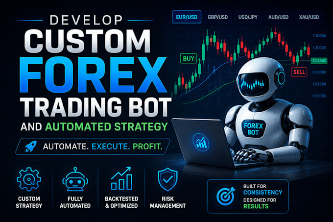 develop custom forex trading bot and automated strategy