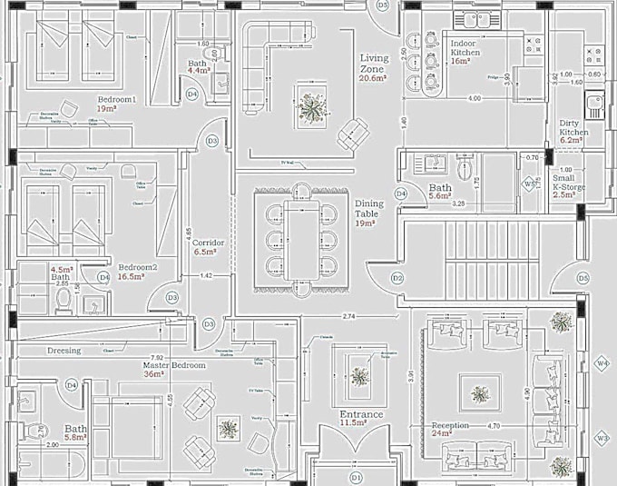Do 2d and 3d floor plan drafting elevation site plan city permit in ...