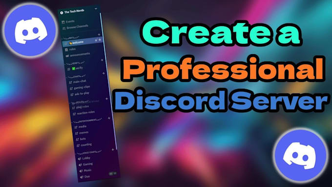 setup a professional custom discord server