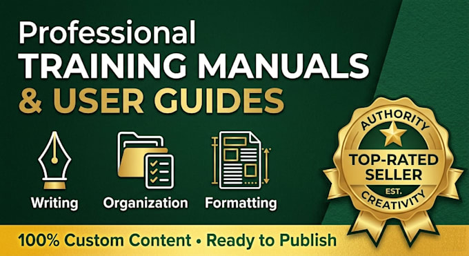 design a professional clear and engaging training manual