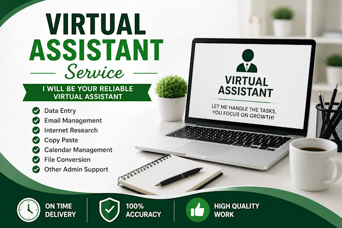 do data entry and virtual assistant work professionally