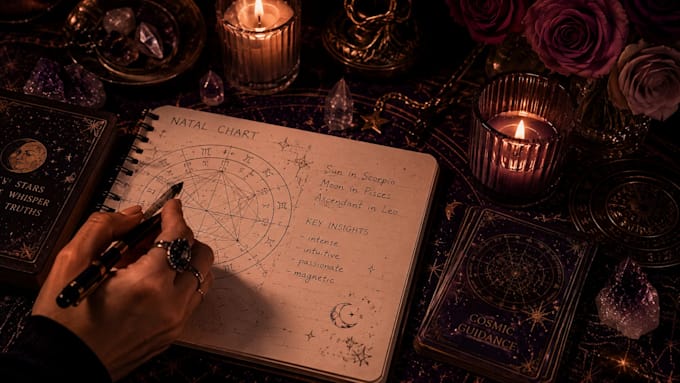the natal chart reading