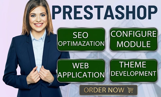 design prestashop ecommerce nocode module theme code core web vitals website