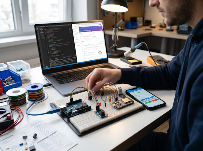 develop ai powered esp32 and arduino embedded systems with ble and iot