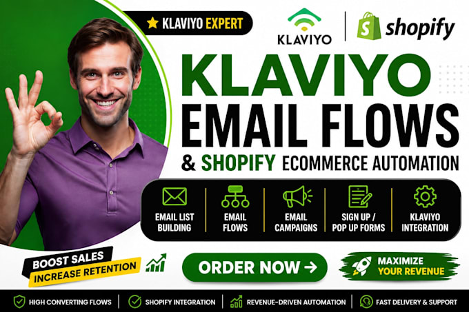 setup revenue generating klaviyo flows for ecommerce brands