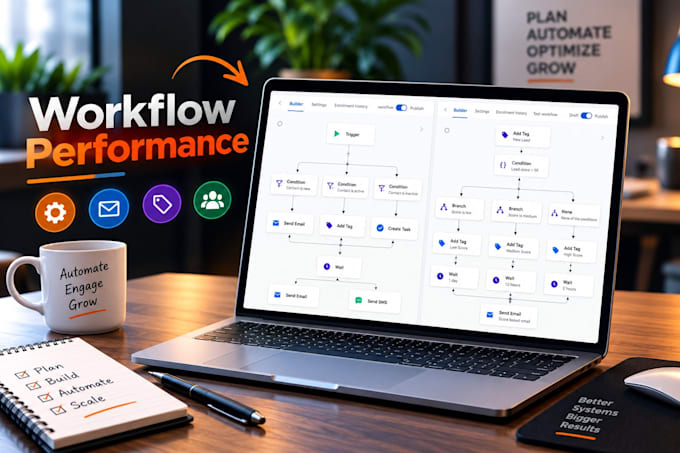 build go high level workflows automation ghl automation CRM, ghl sales funnel