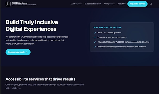 audit your website for accessibility and wcag issues