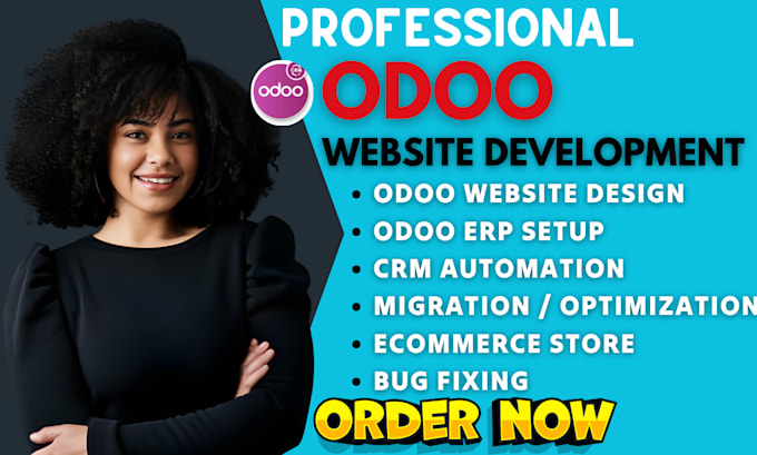 develop odoo ecommerce website, odoo website customization fix odoo erp