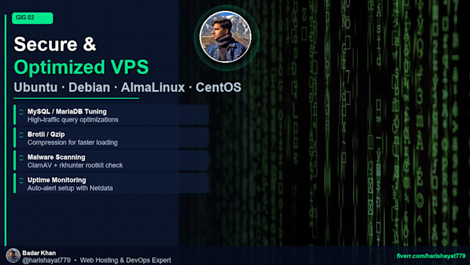 optimize, secure, and speed up your linux vps server
