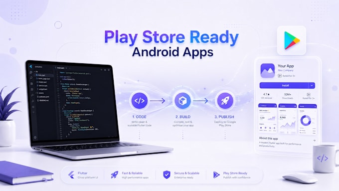 be your flutter android app developer