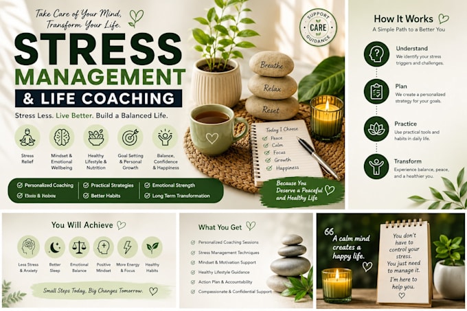 be your stress management life coach