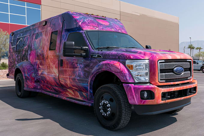 design a professional car or van wrap