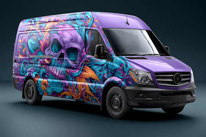design a professional car or van wrap