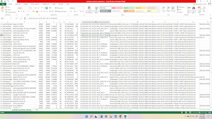 do python web scraping and automated data extraction