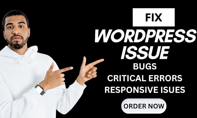 fix wordpress issues, bugs, errors, fix wordpress critical error, fix website
