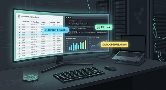 do python data cleaning and preprocessing scripts