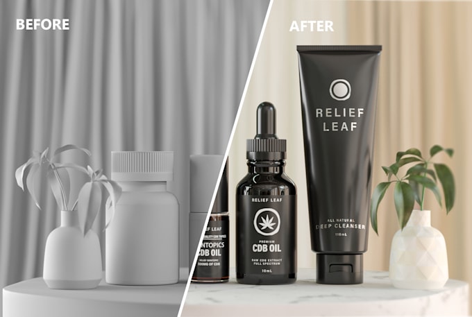 create photorealistic 3d product rendering and mockups for ecommerce