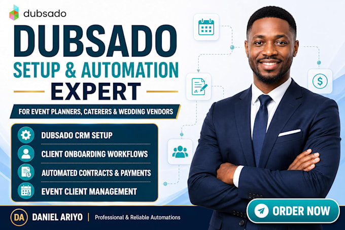 setup dubsado CRM automation and workflows for event planners and creatives