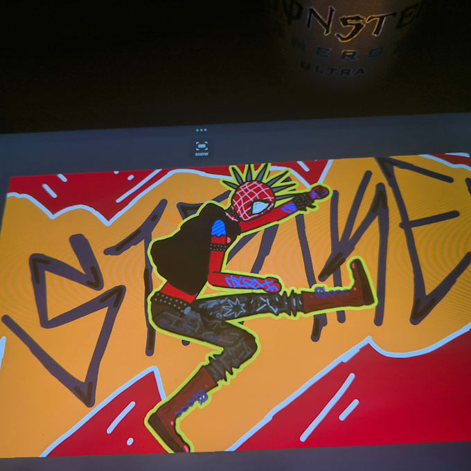 do a 2d animated GIF