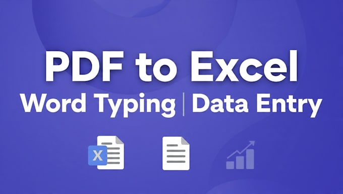 do fast and accurate data entry, copy paste and excel work, 24 hour services