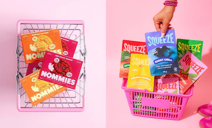 design a premium snack packaging design