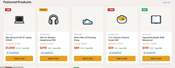 develop modern websites for business and brands