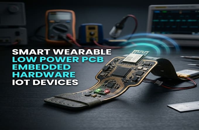 design low power pcb and embedded hardware for wearable iot devices