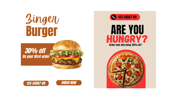 design promotional restaurant flyer posters at canva