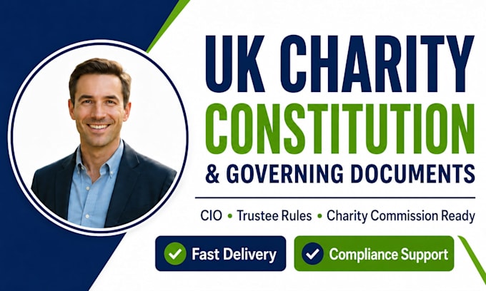 write UK charity constitution and governing documents