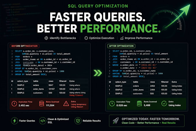 sql queries for mysql and postgresql