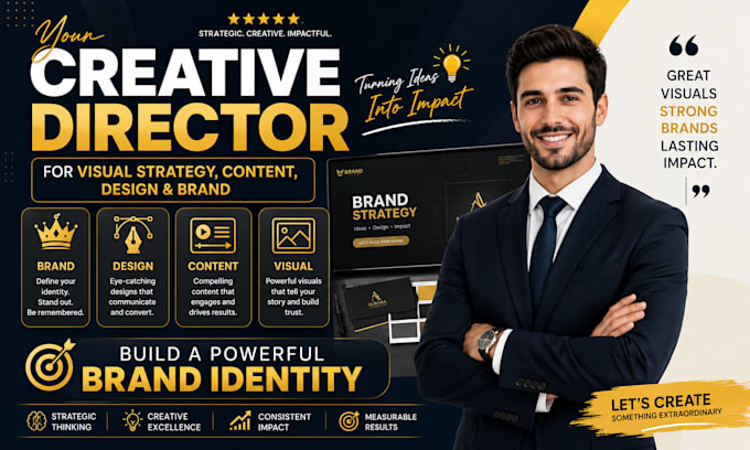 be your creative director for visual strategy, content, design and brand