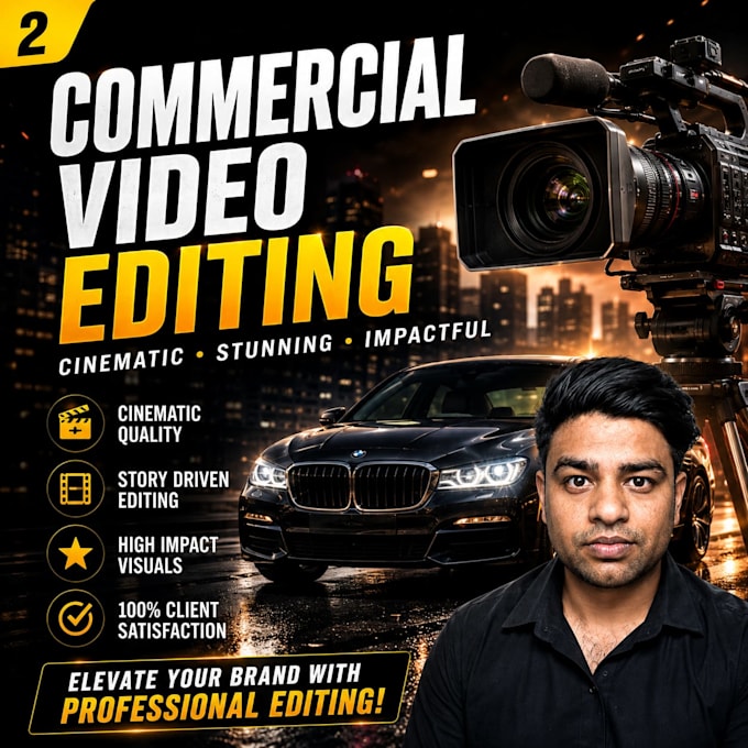 professionally edit your video ads or brand videos