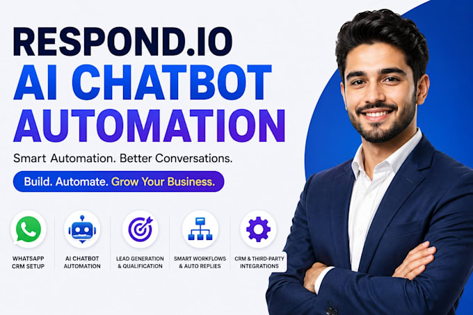 respond io whatsapp CRM ai chatbot automation setup