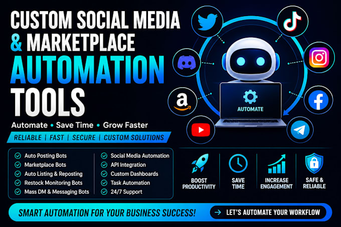 develop custom craigslist bot, facebook bot ,auto listing and restock bot
