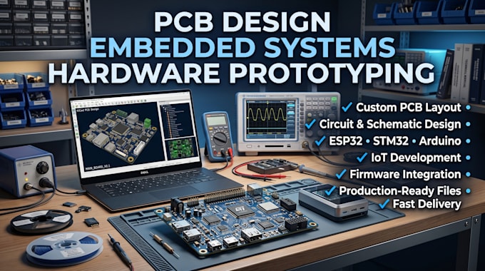 design pcb and schematic design for your wearable device