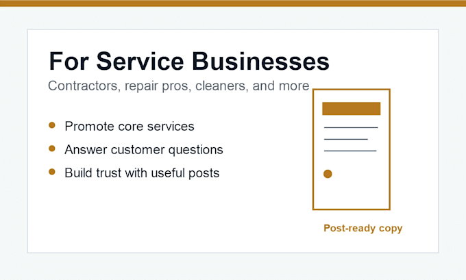 write seo google business profile posts for local business