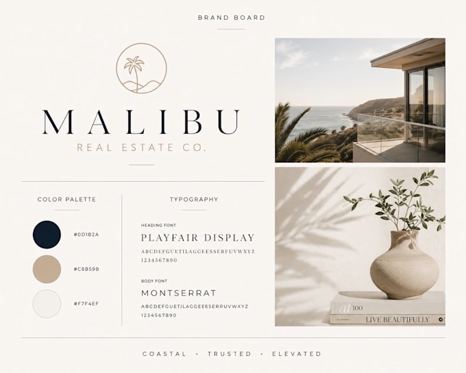 create a cohesive brand identity and brand board