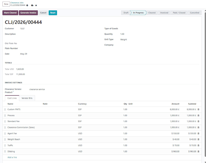 develop a custom odoo module in python and XML