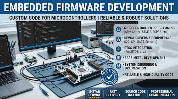 create reliable embedded firmware for microcontroller based products