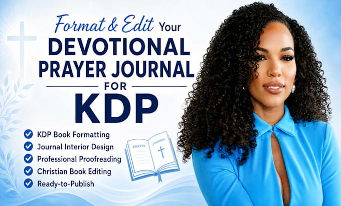 format, edit your devotional prayer journal for kdp publishing