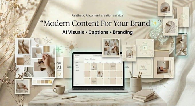 create aesthetic social media content