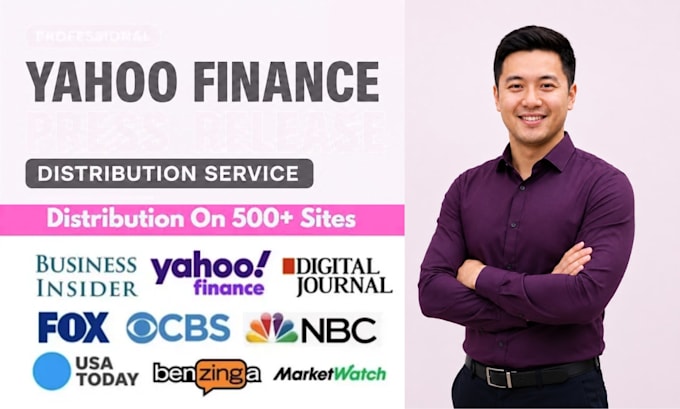 publish yahoo finance press release distribution for brands and startups