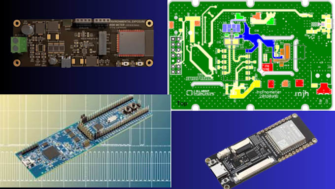 design custom pcb layout and circuit schematic with gerber and bom files
