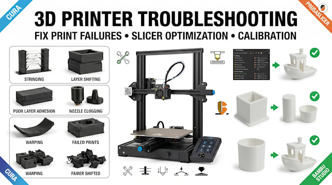 printer troubleshooting 3d printer fix slicer settings print quality fix fdm