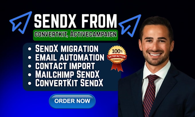 migrate to sendx from mailchimp, convertkit, activecampaign automation setup