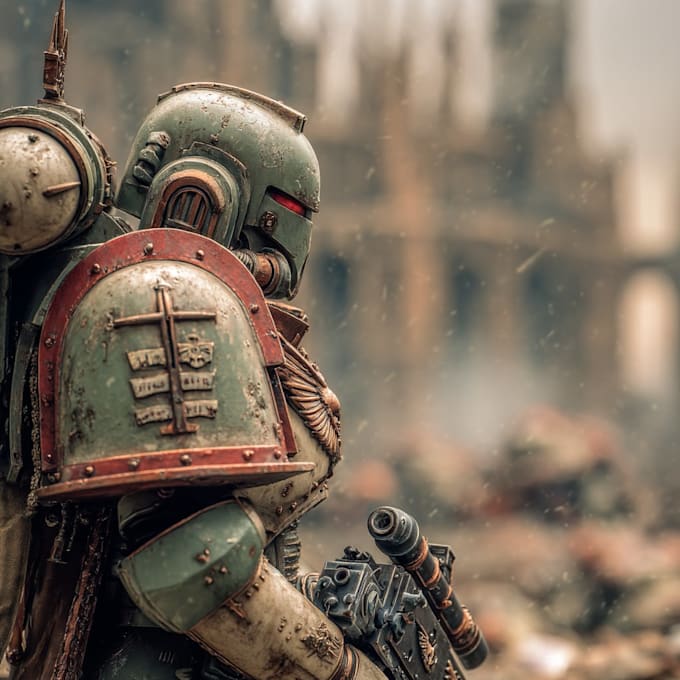 design an warhammer 40k art