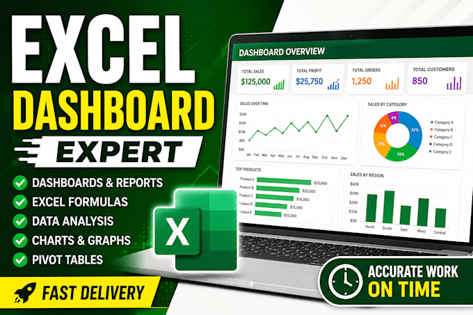 create professional excel dashboard