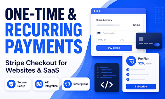 setup stripe payment gateway and custom integrations