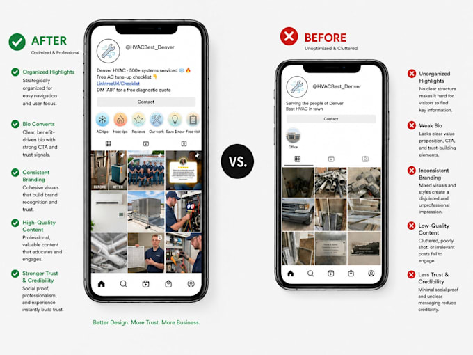 manage instagram for your local service business